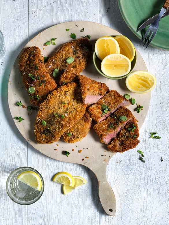 Parmesan Lamb Schnitzel