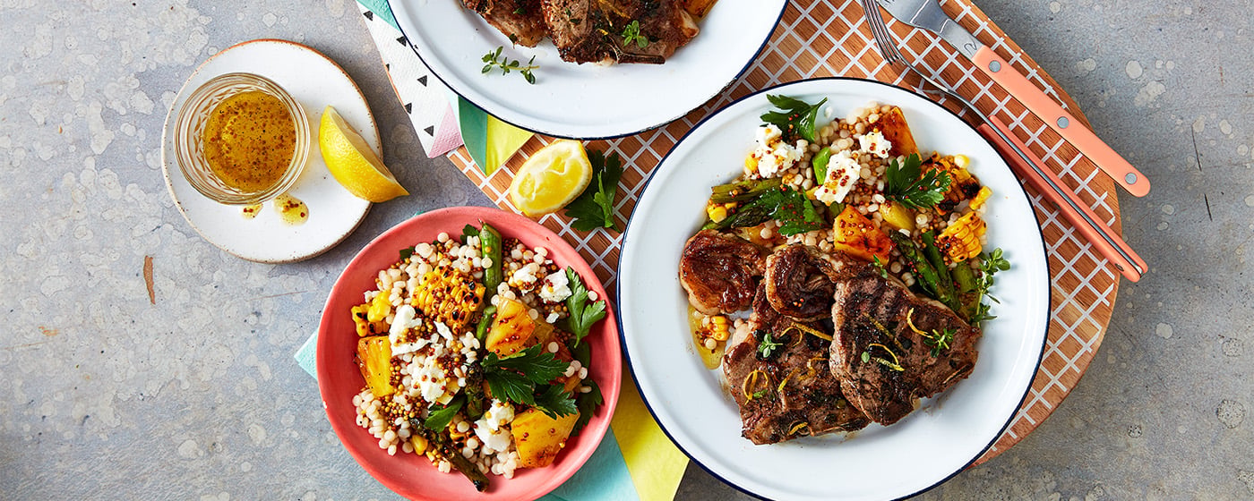 Lemon and thyme lamb loin chops | Australian Lamb - Recipes, Cooking Tips and More