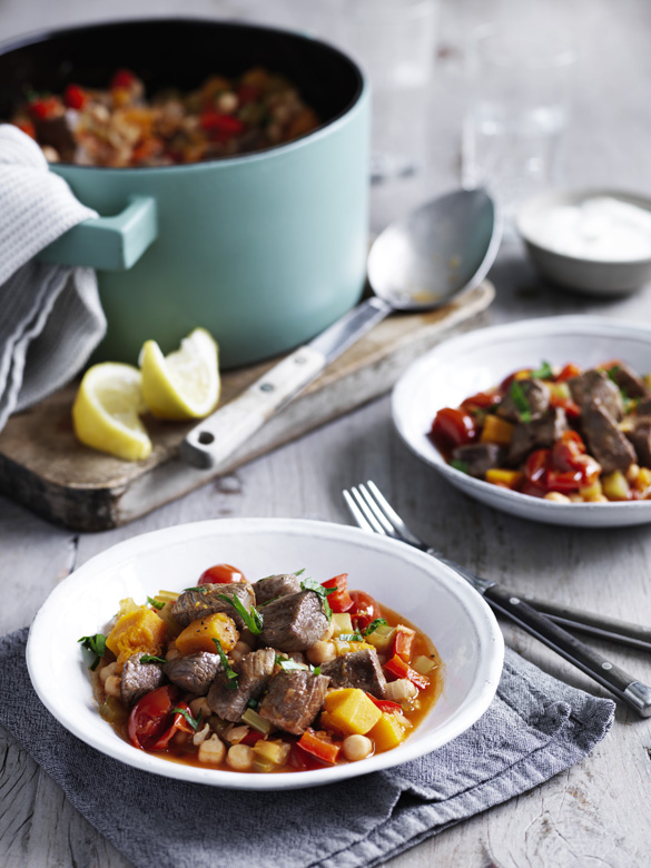 Lamb, chickpea and pumpkin stew