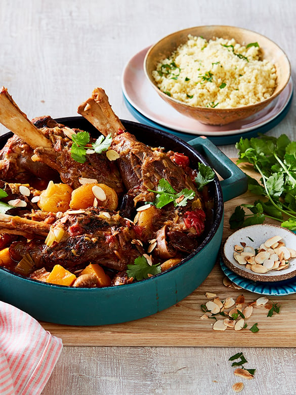 Moroccan Style Lamb Shanks