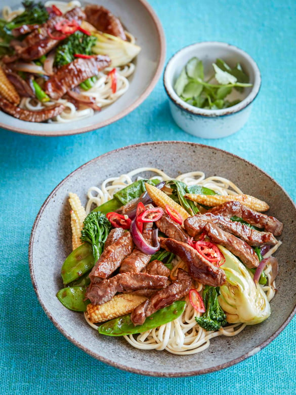 Mongolian lamb stir-fry