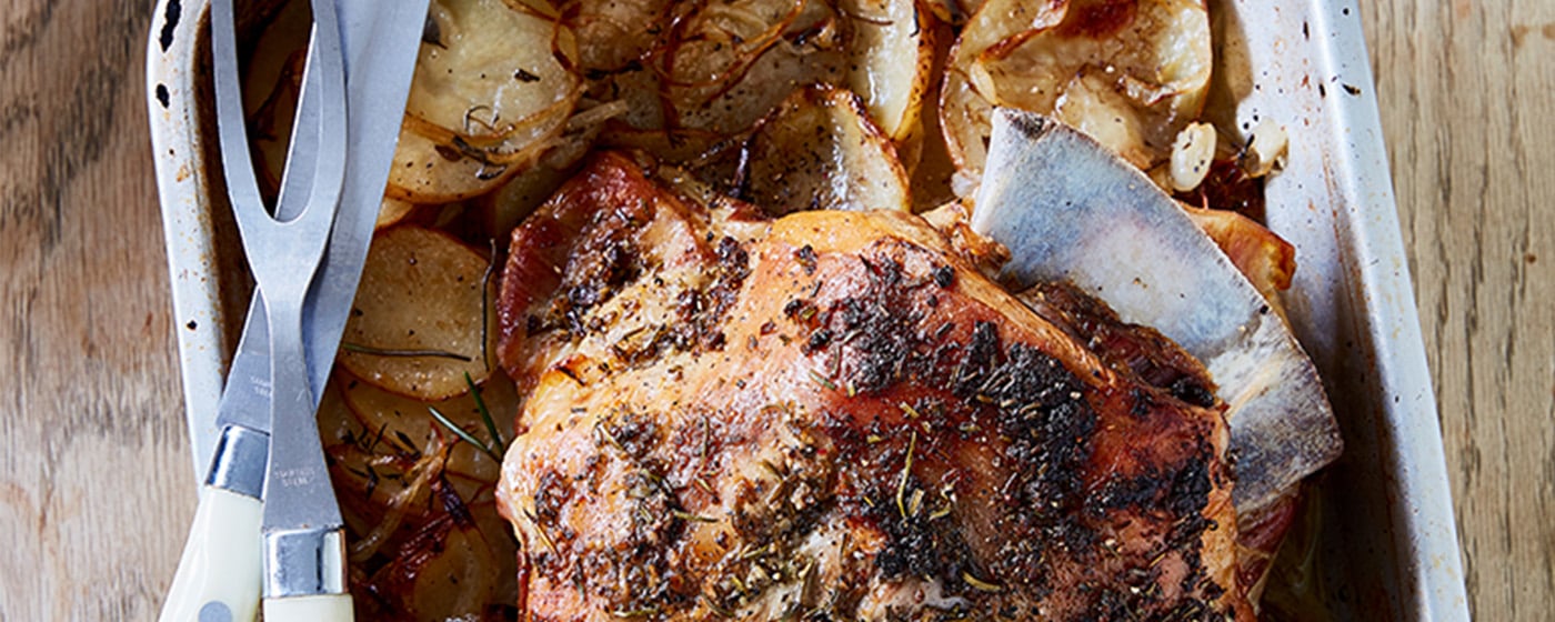 Slow Roasted Lamb Shoulder with Rosemary & Anchovy recipe | Australian Lamb - Recipes, Cooking Tips 