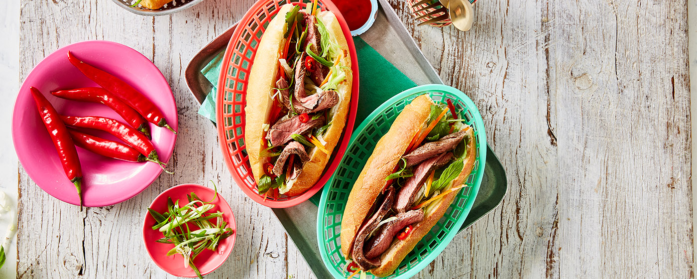 LVietnamese lamb banh mi | Australian Lamb - Recipes, Cooking Tips and More
