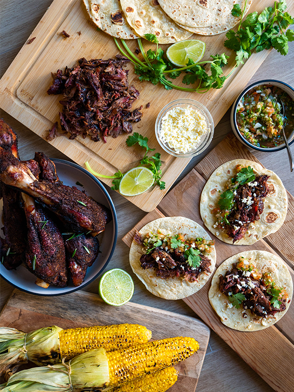 Smoked Lamb Shank Tacos