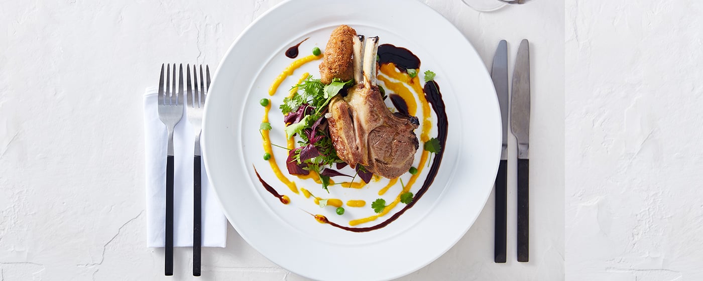 Rack of Lamb with Lamb Croquettes | Australian Lamb - Recipes, Cooking Tips and More