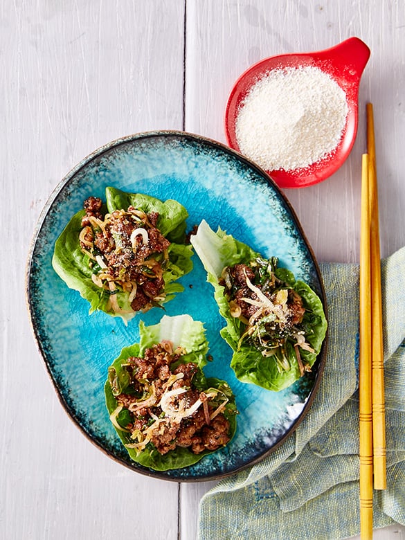 Lamb Larb Lettuce Cups