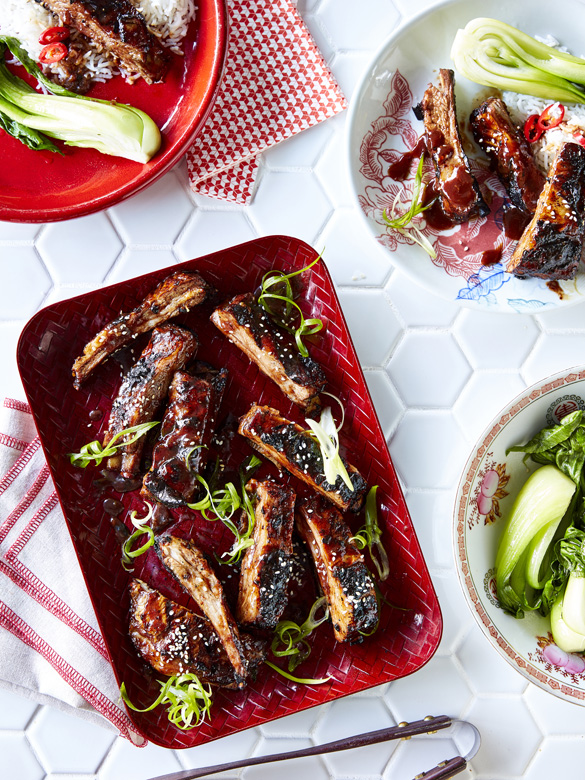 Chinese BBQ lamb ribs