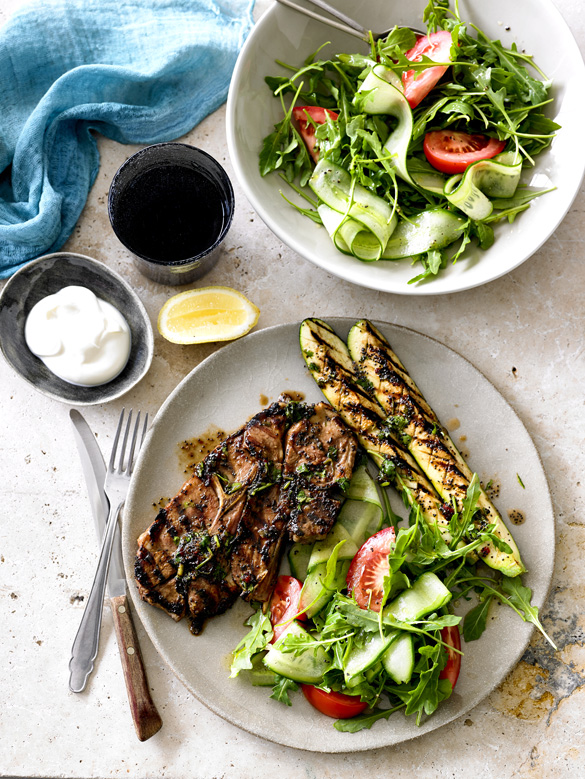 Indian-style barbecued lamb forequarter chops