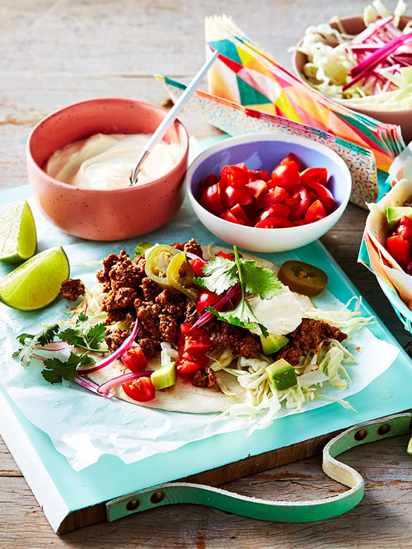 Chipotle lamb tacos