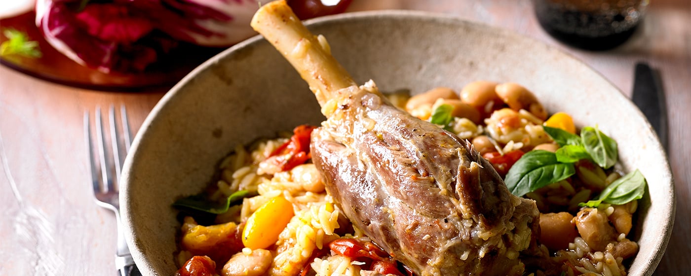 Italian-style braised lamb shanks recipe | Australian Lamb - Recipes, Cooking Tips and More