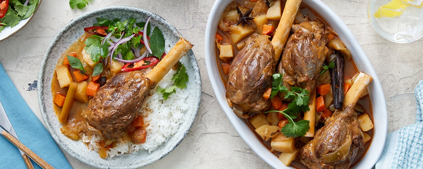 Lemongrass Braised Lamb Shanks | Australian Lamb - Recipes, Cooking Tips and More
