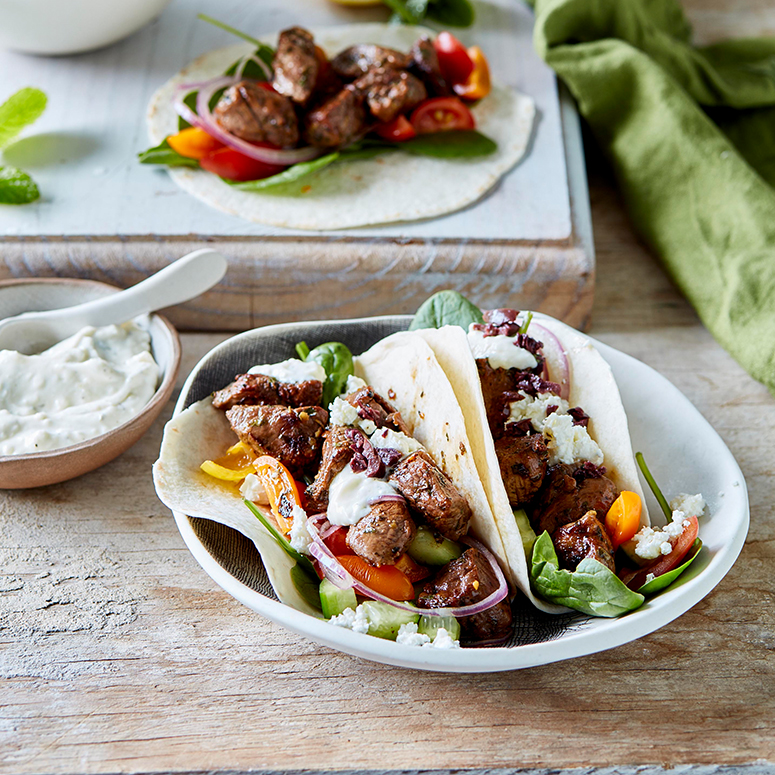 Greek lamb and feta tacos recipe | Australian Lamb - Recipes, Cooking Tips and More
