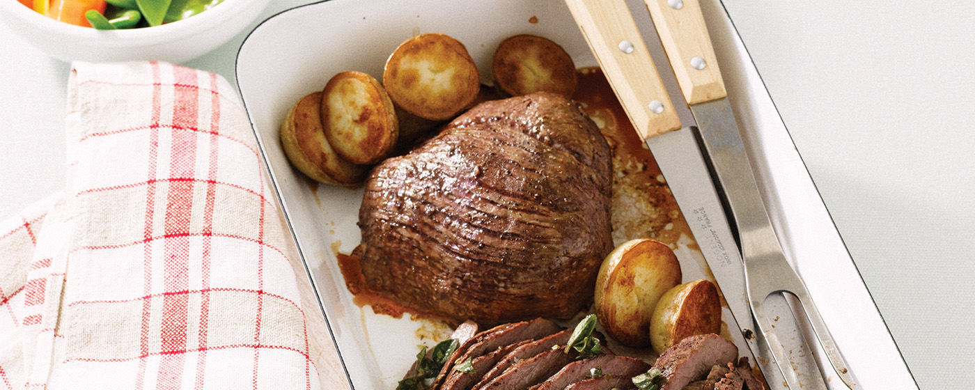 Lamb mini roast with oregano recipe | Australian Lamb - Recipes, Cooking Tips and More