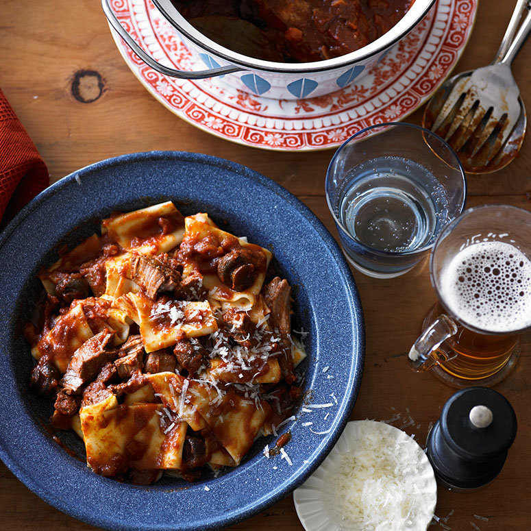 Pappardelle with Mediterranean lamb stew recipe | Australian Lamb - Recipes, Cooking Tips and More