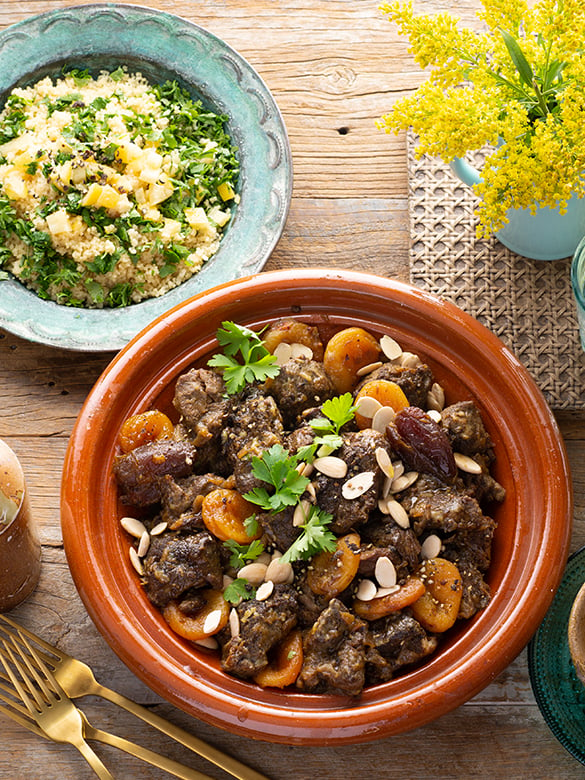 Date and Apricot Lamb Tagine