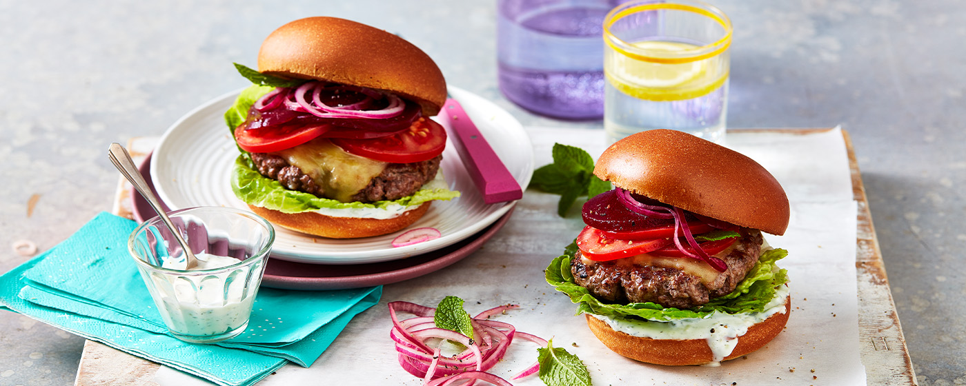 The ultimate lamb burger | Australian Lamb - Recipes, Cooking Tips and More