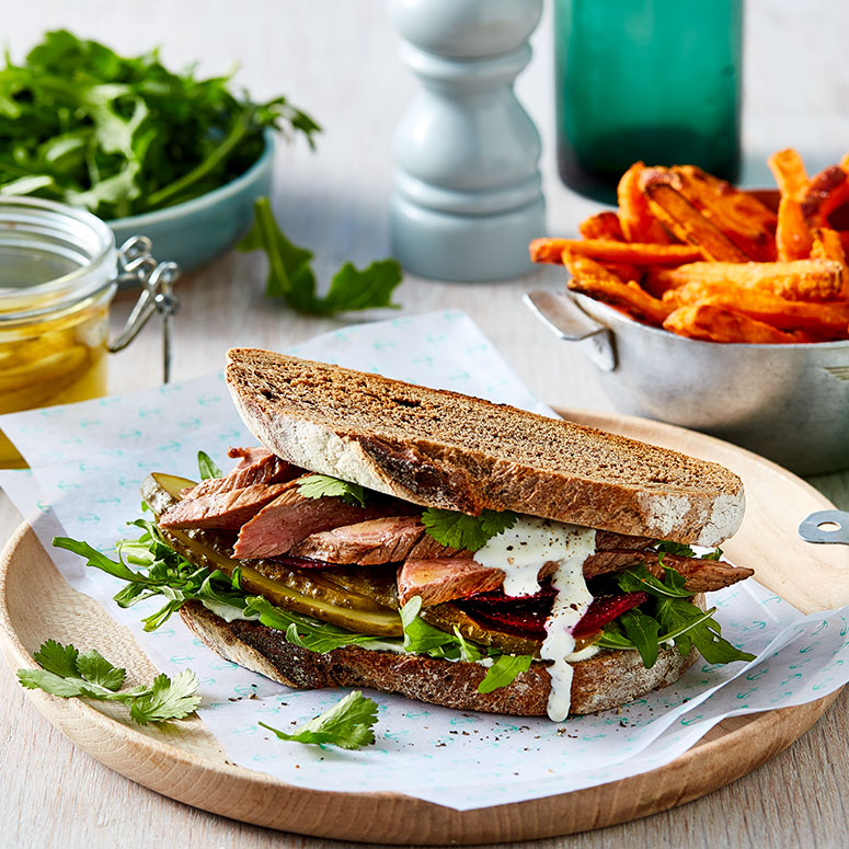 Lamb Steak Sandwich | Australian Lamb - Recipes, Cooking Tips and More