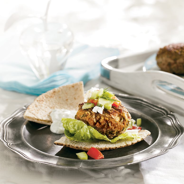 Mini Greek lamb burgers recipe | Australian Lamb - Recipes, Cooking Tips and More
